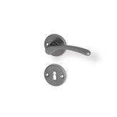 Viola - P patina, dveřní kování s kulatou rozetou